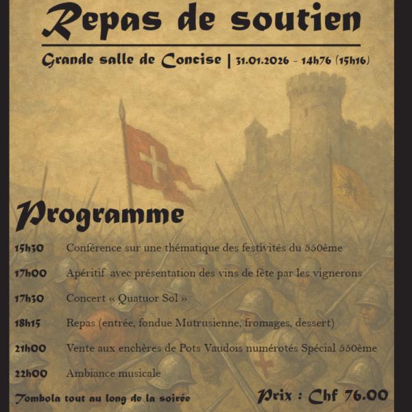 Repas de Soutien - Concise en 1476